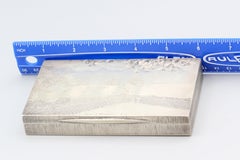 M. Buccellati Capri „I Faraglioni“ aus handgeätztem Sterlingsilber Kasten