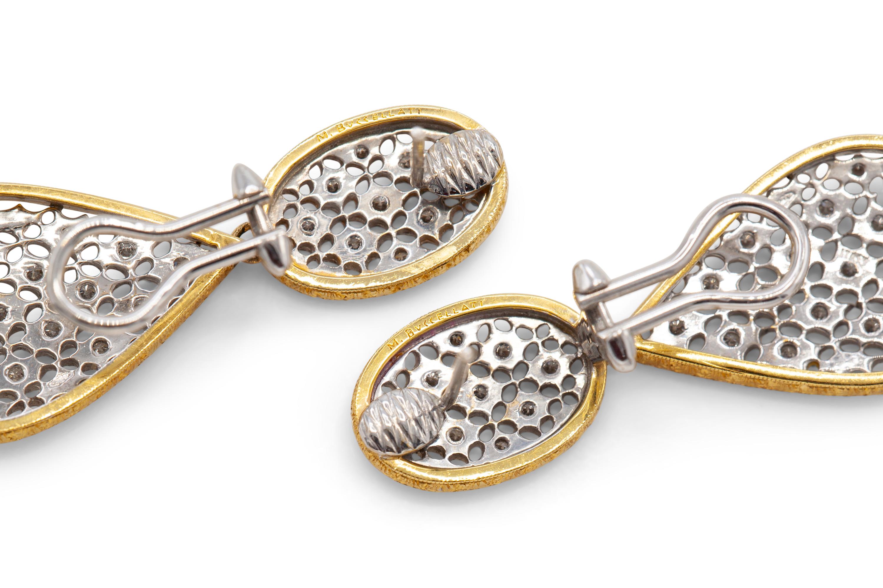 buccellati rombi earrings