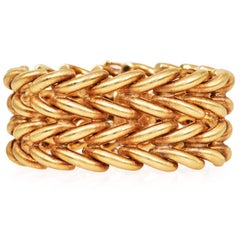 M. Buccellati Vintage Wide Link Bracelet – 18K Yellow Gold M. Buccellati Vintage Wide Link Bracelet – 18K Yellow Gold