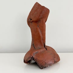 M Bunder Abstract Figural Pottery Table Lamp