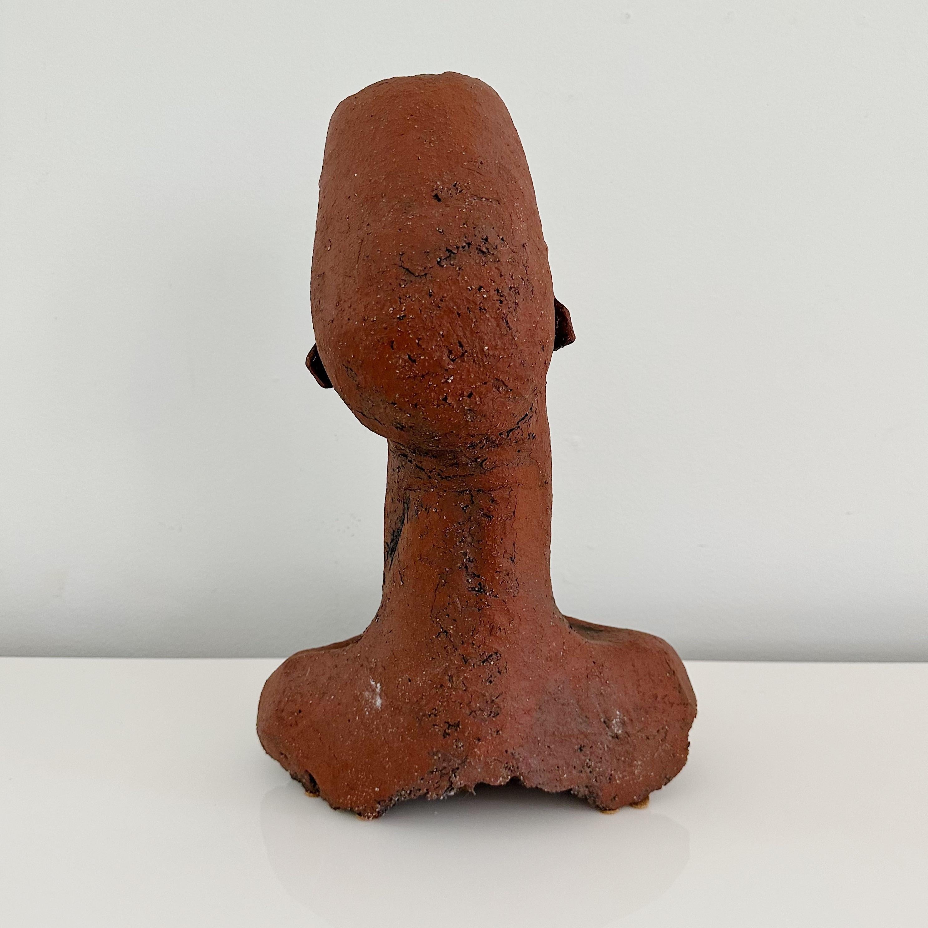 Fait main M Bunder - Lampe de table en poterie figurative abstraite en vente