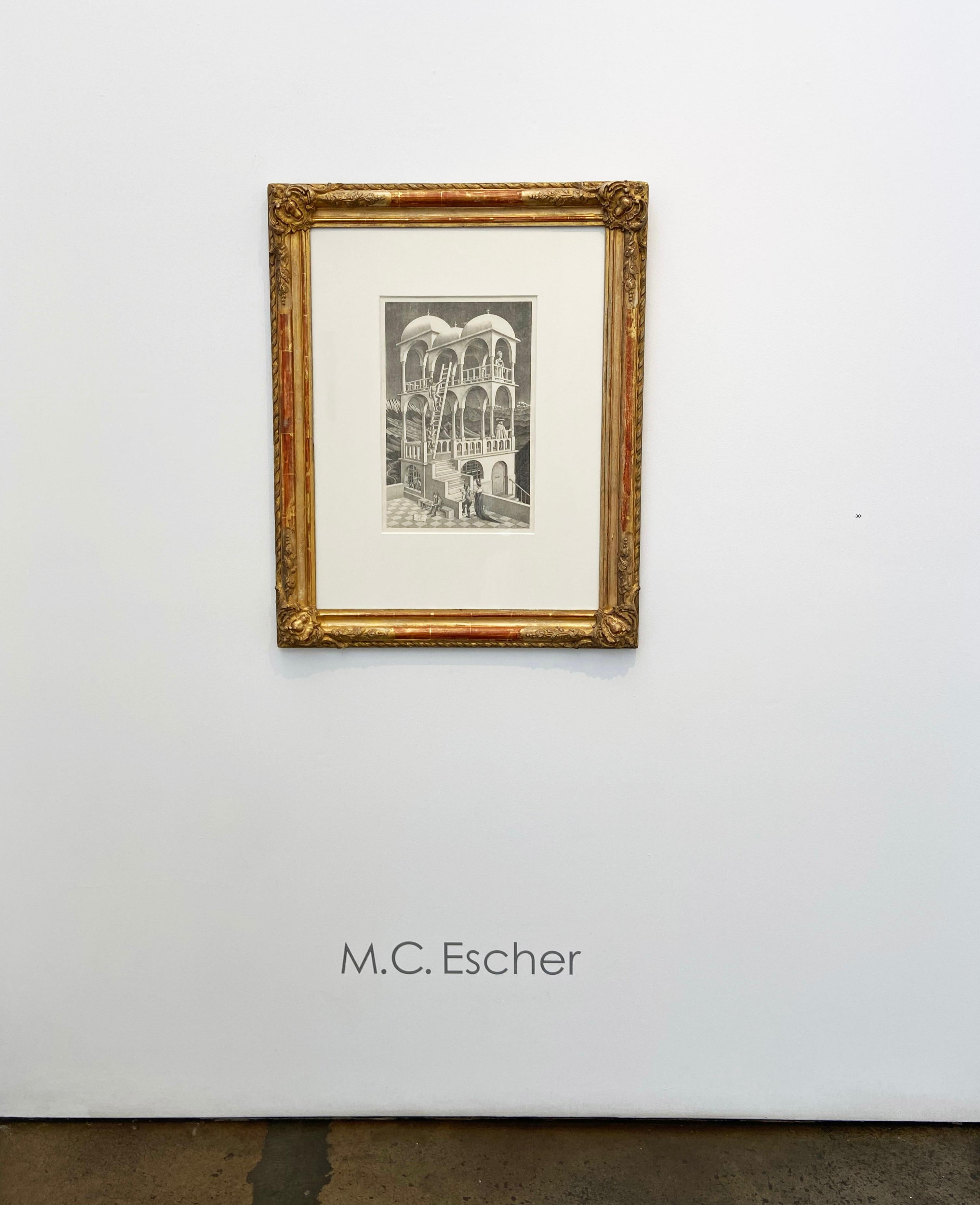 Belvédère - Surréalisme Print par M.C. Escher