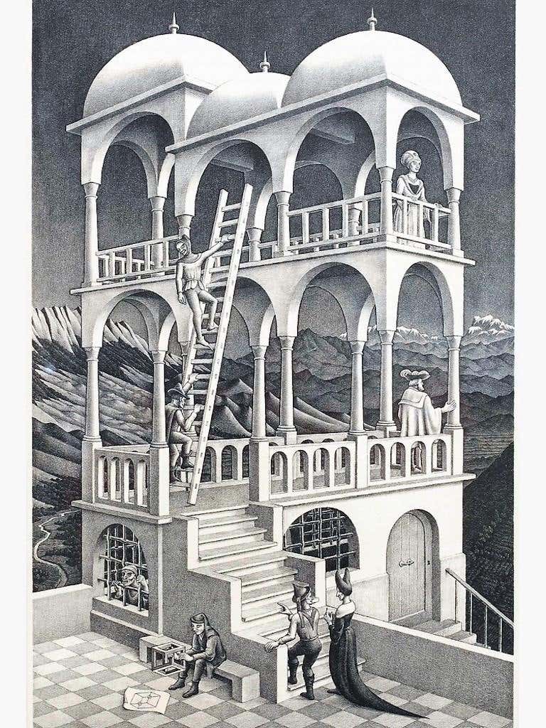 M.C. Escher - Well For Sale at 1stDibs | escher prints for sale, mc ...