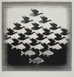 Zwischen Himmel und Wasser - Signiertes Faksimile, Ltd /450