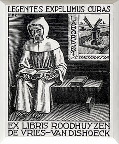 Ex Libris D.H. Roodhuyzen (Monje)