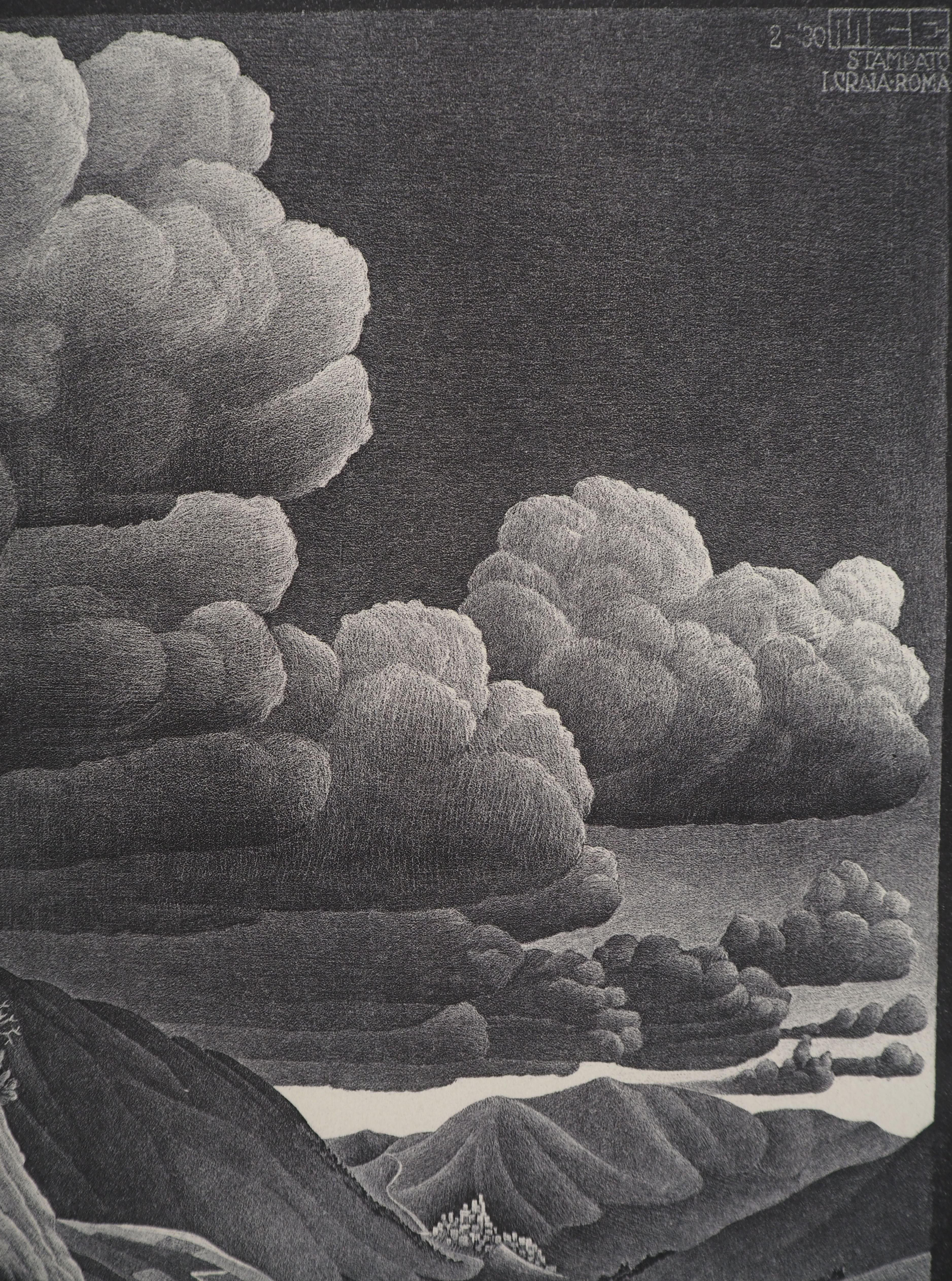 LANDSCAPE - Castrovalva - Signed Facsimile, Ltd /450 For Sale 3