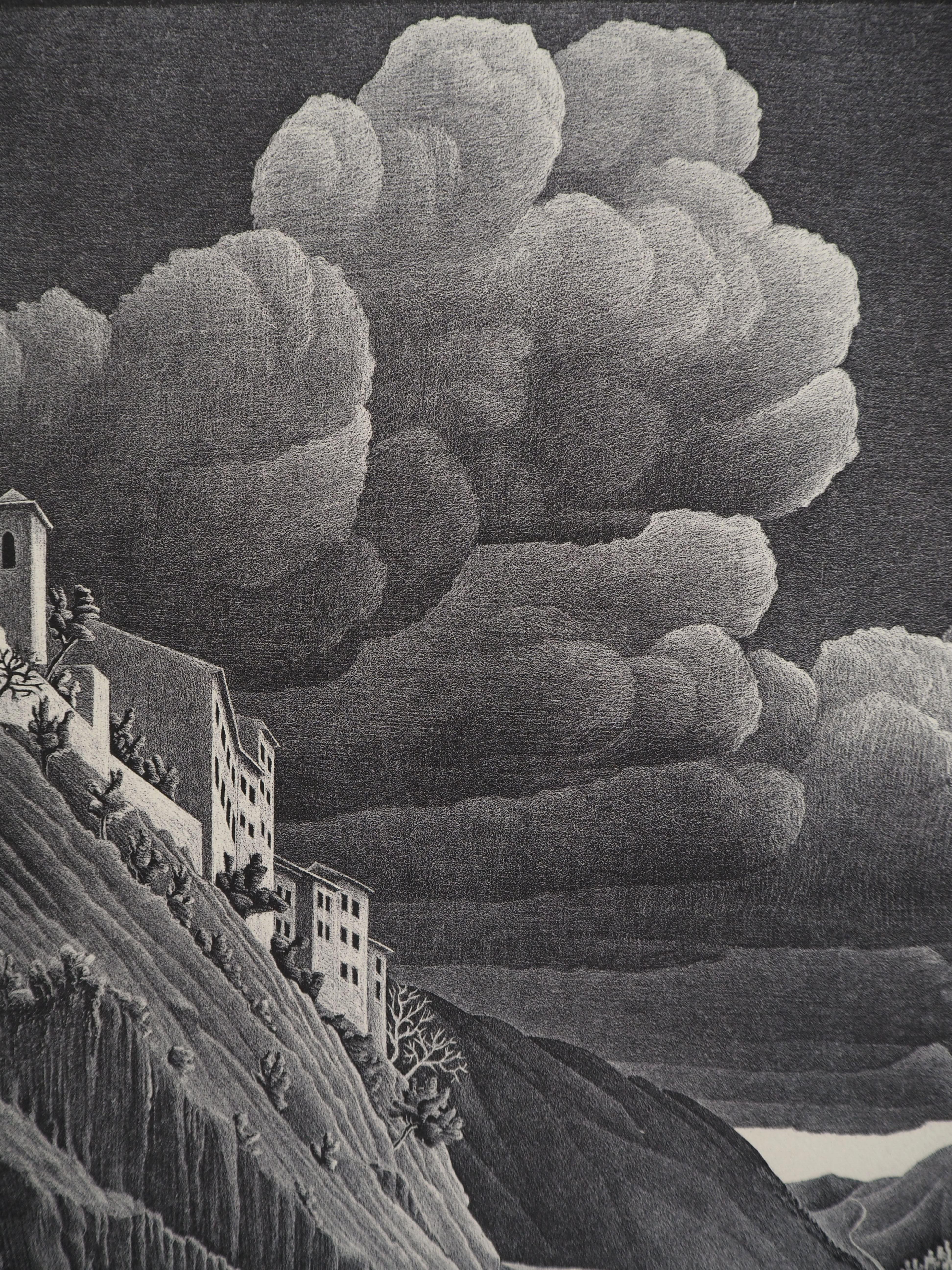 LANDSCAPE - Castrovalva - Signed Facsimile, Ltd /450 For Sale 4