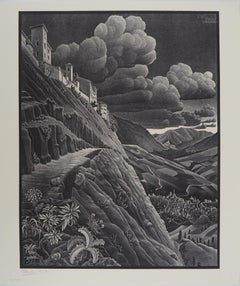 LANDSCAPE - Castrovalva - Signed Facsimile, Ltd /450