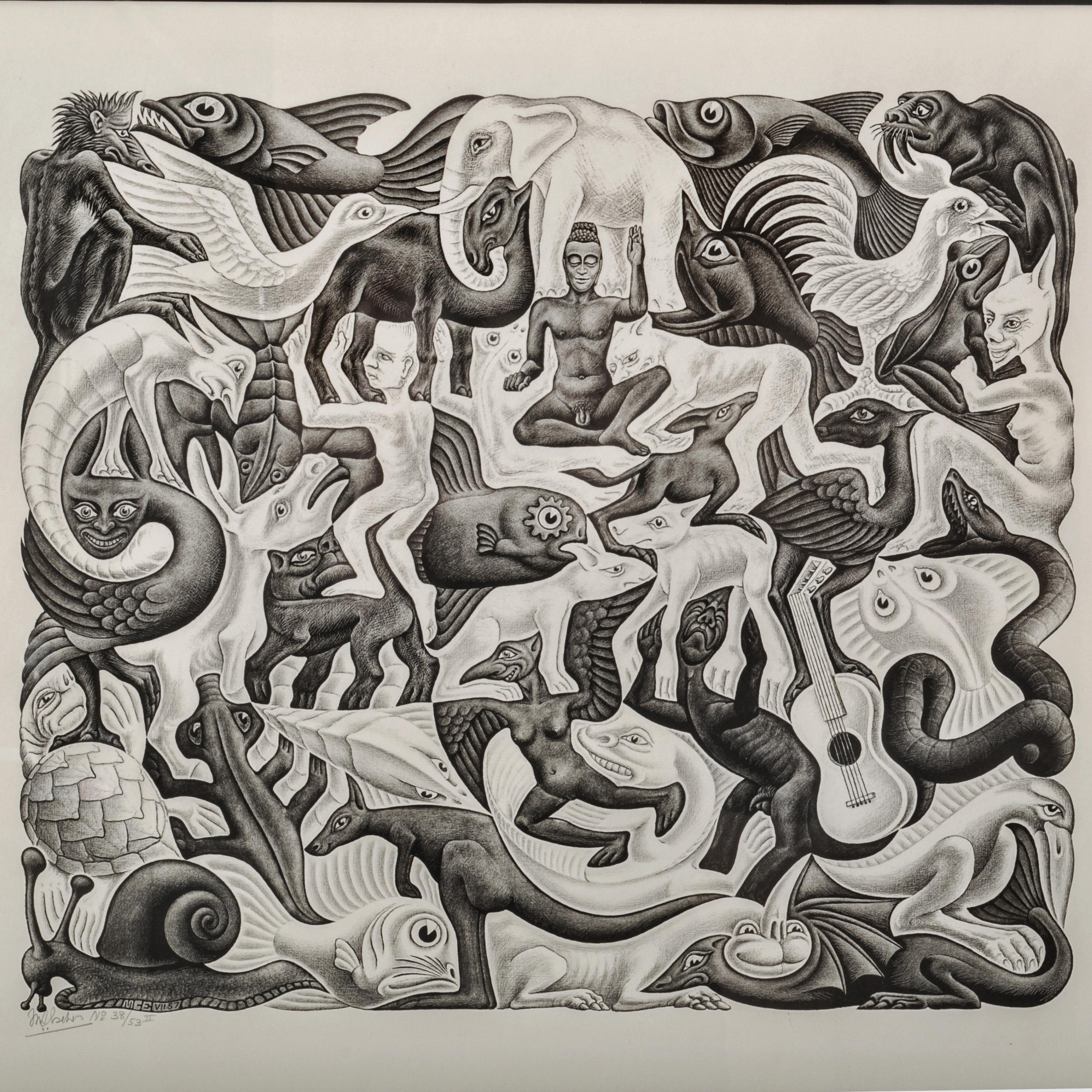 mc escher original art for sale