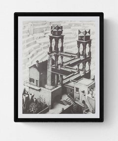 M.C. Escher 'Waterfall' 1988 M.C. Escher 'Waterfall' 1988