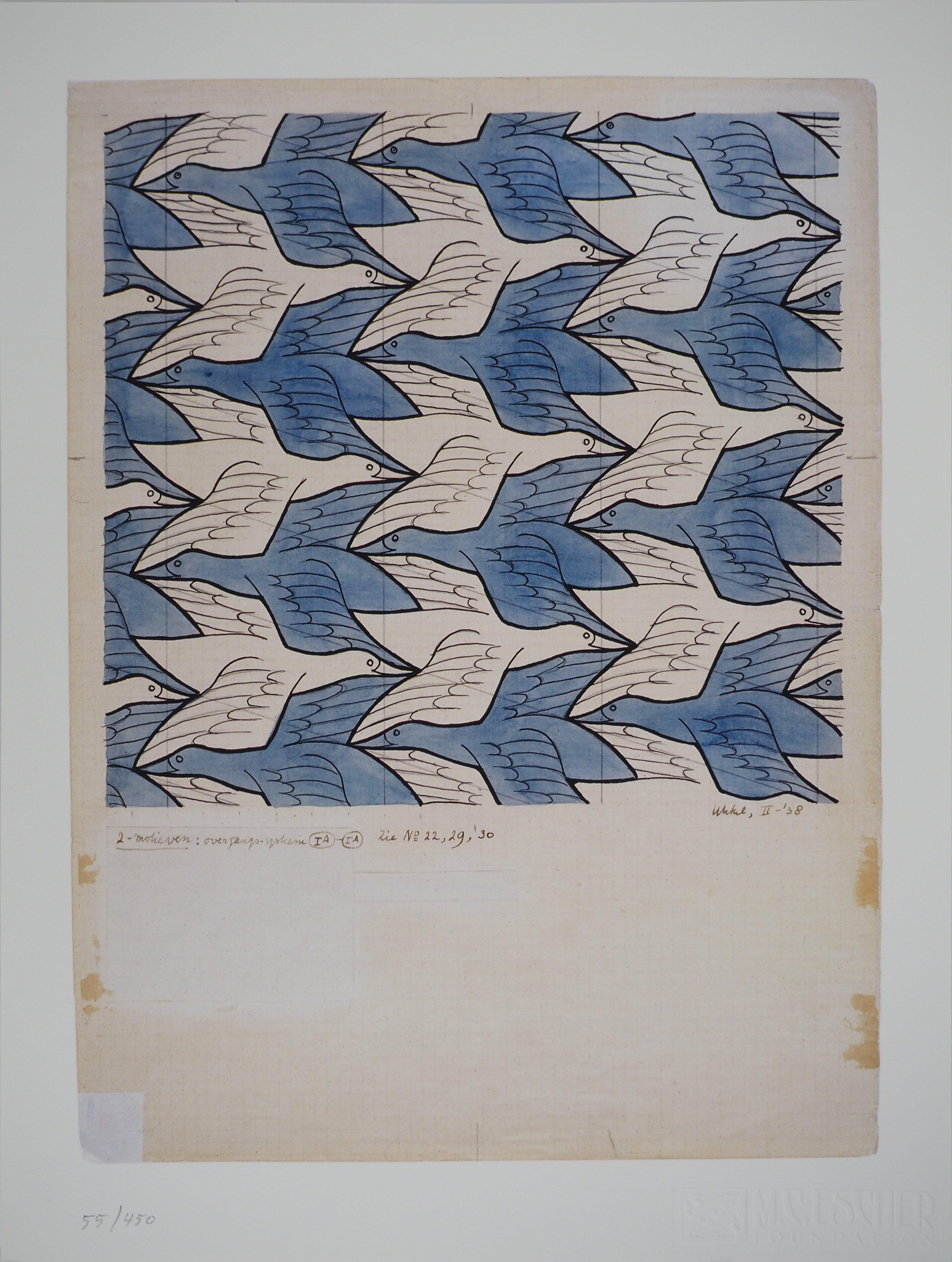 NATURE -  Flight of birds - Facsimile, Ltd /450