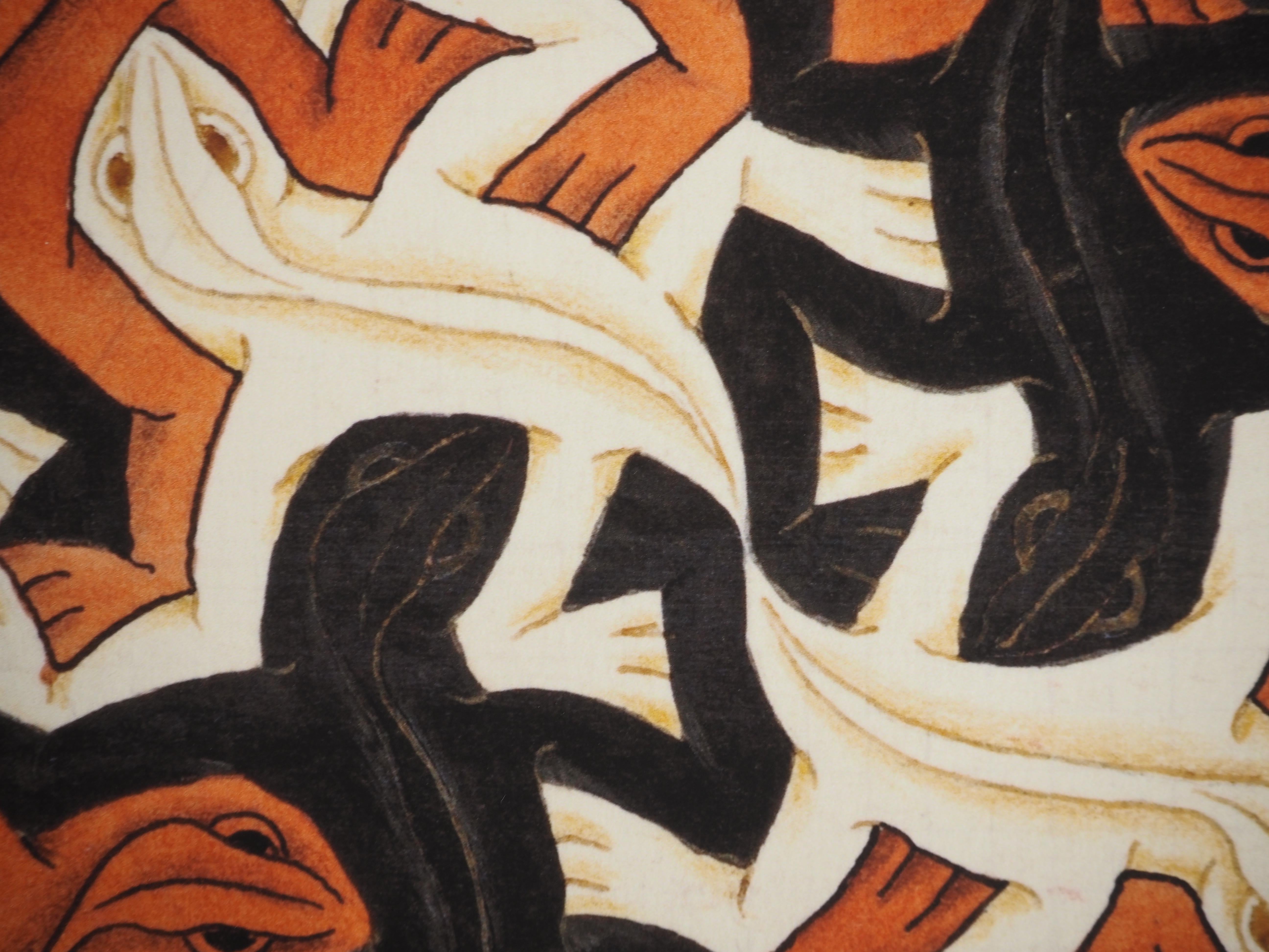 NATURE -  Intertwined Lizards - Facsimile, Ltd /450 For Sale 3