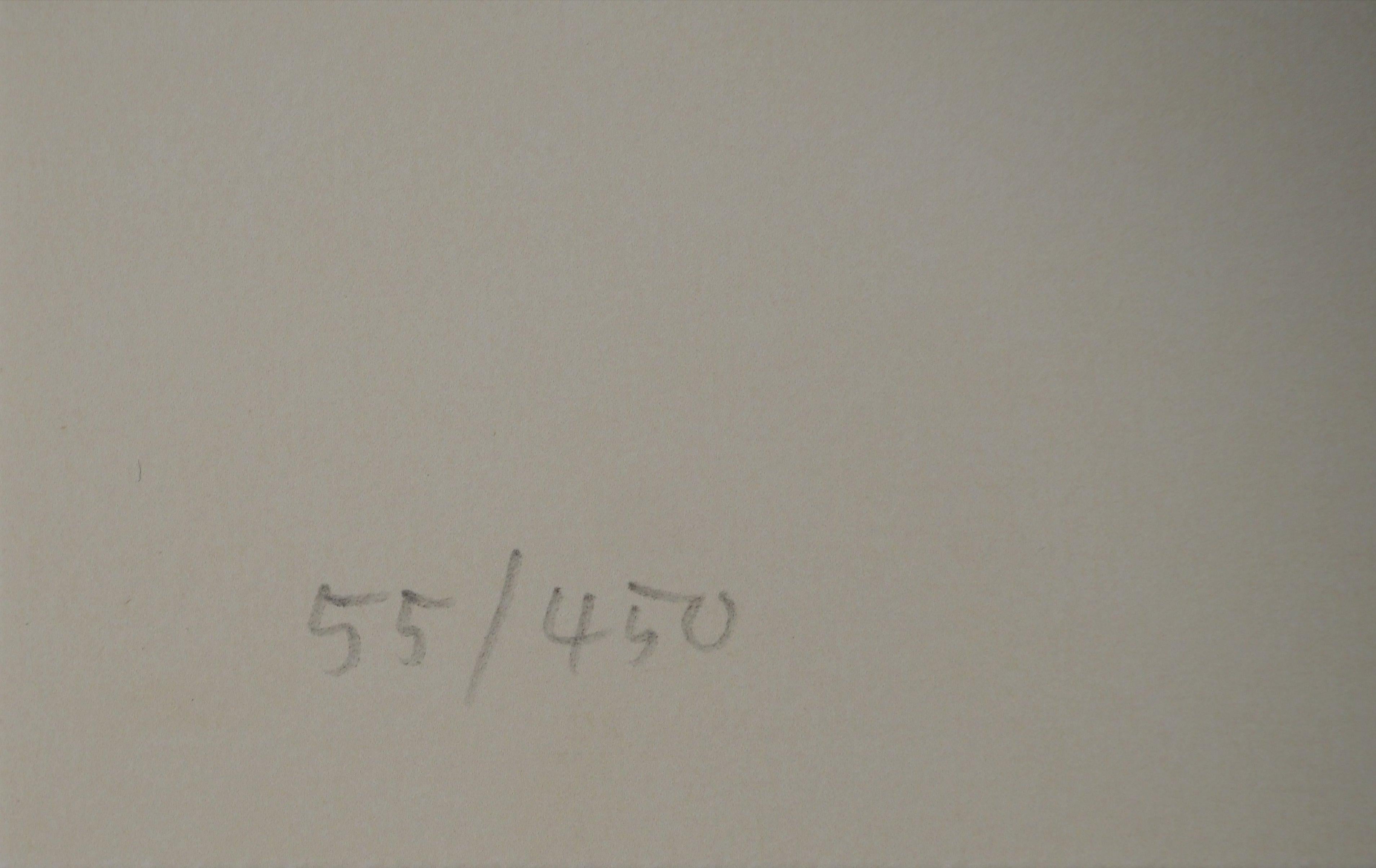 M.C. ESCHER (1898-1972)
Still life with reptiles, 2008

Facsimile after the original woodcut from 1943
Signed in the plate
Numbered / 450 copies (the number you can see can be different)
On vellum 55 x 64.5 cm
Published by M.C. Escher