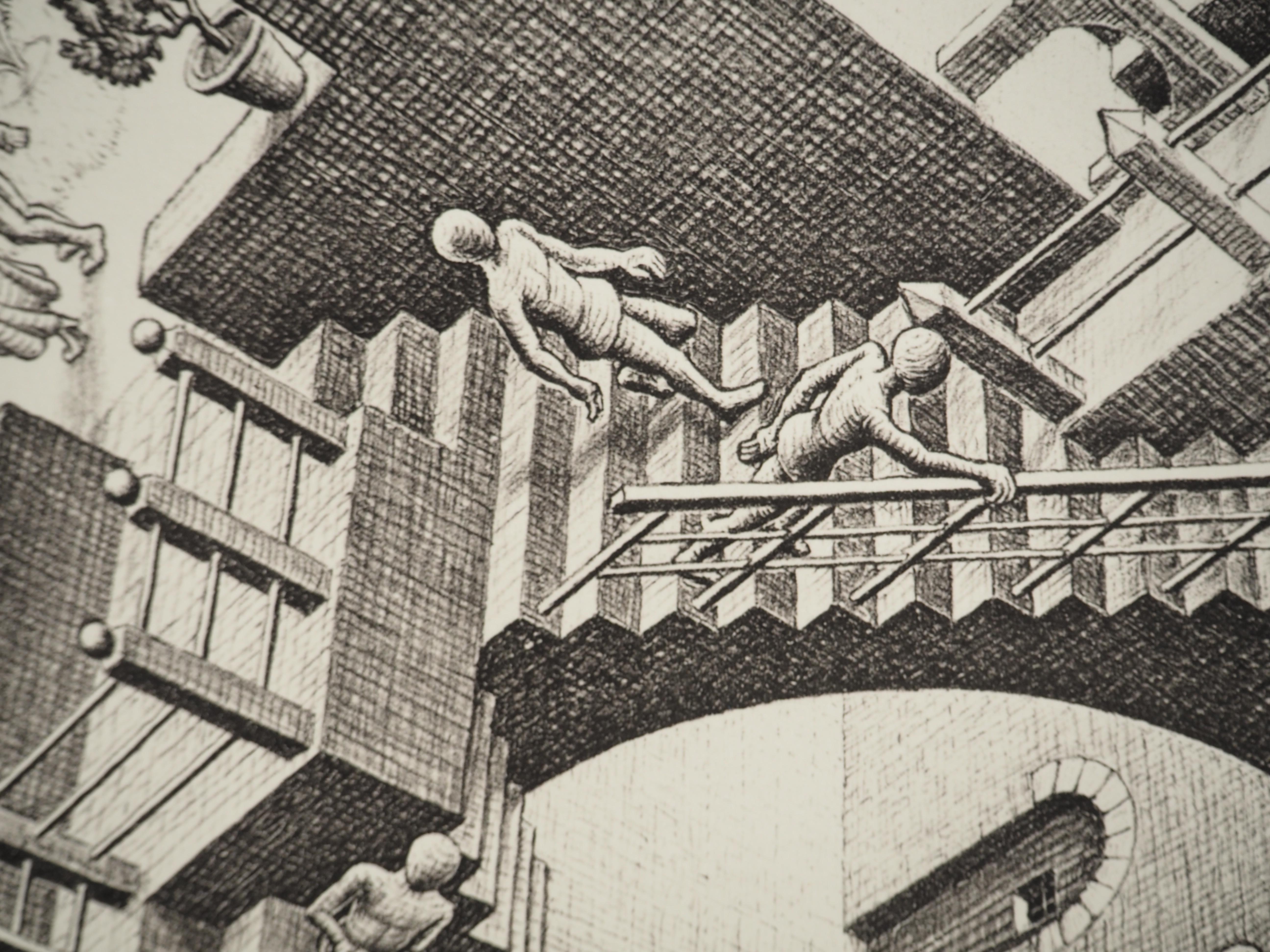 Die unmögliche Treppe - Signiertes Faksimile, Ltd /450 im Angebot 5