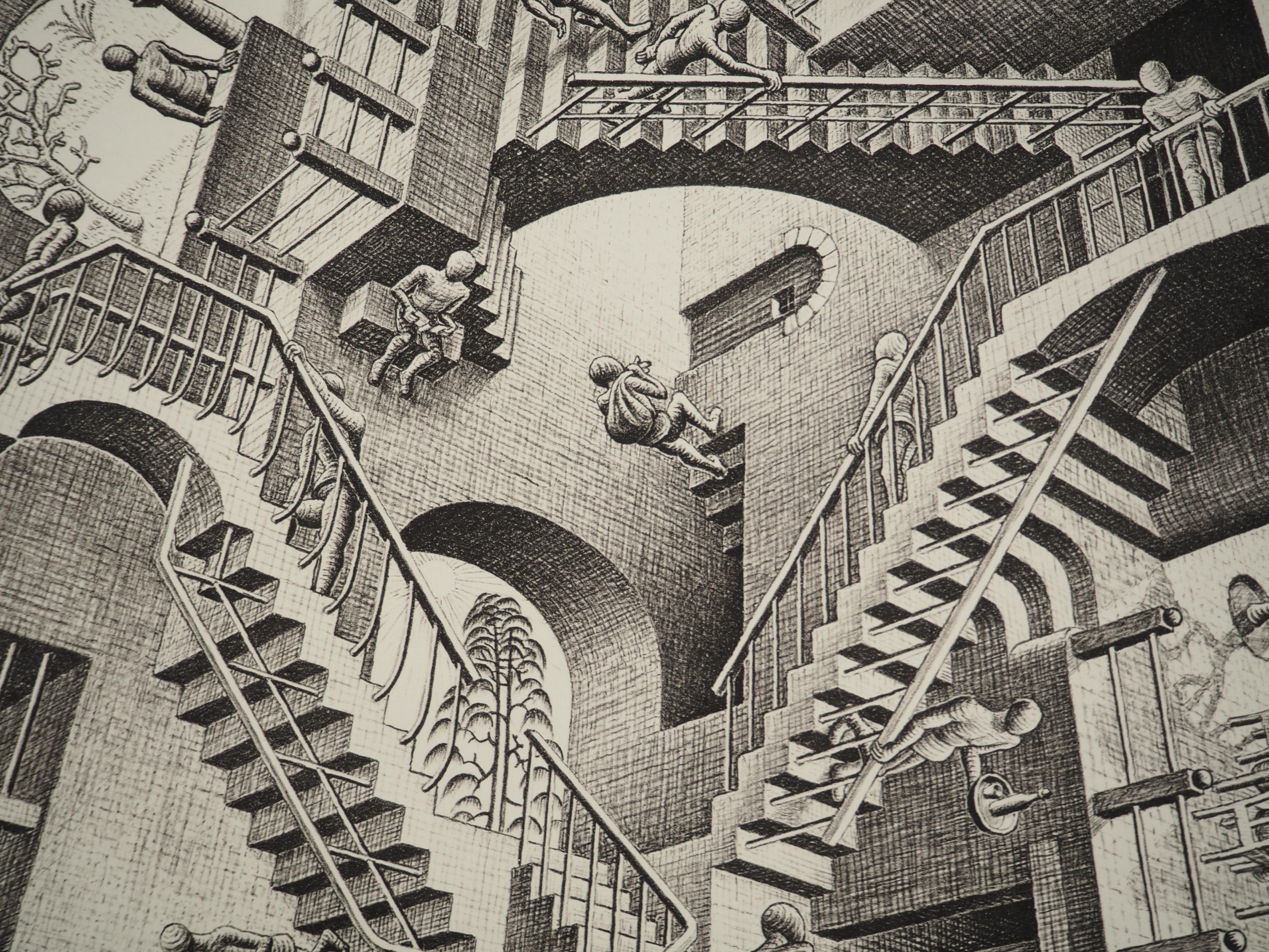 Die unmögliche Treppe - Signiertes Faksimile, Ltd /450 im Angebot 3