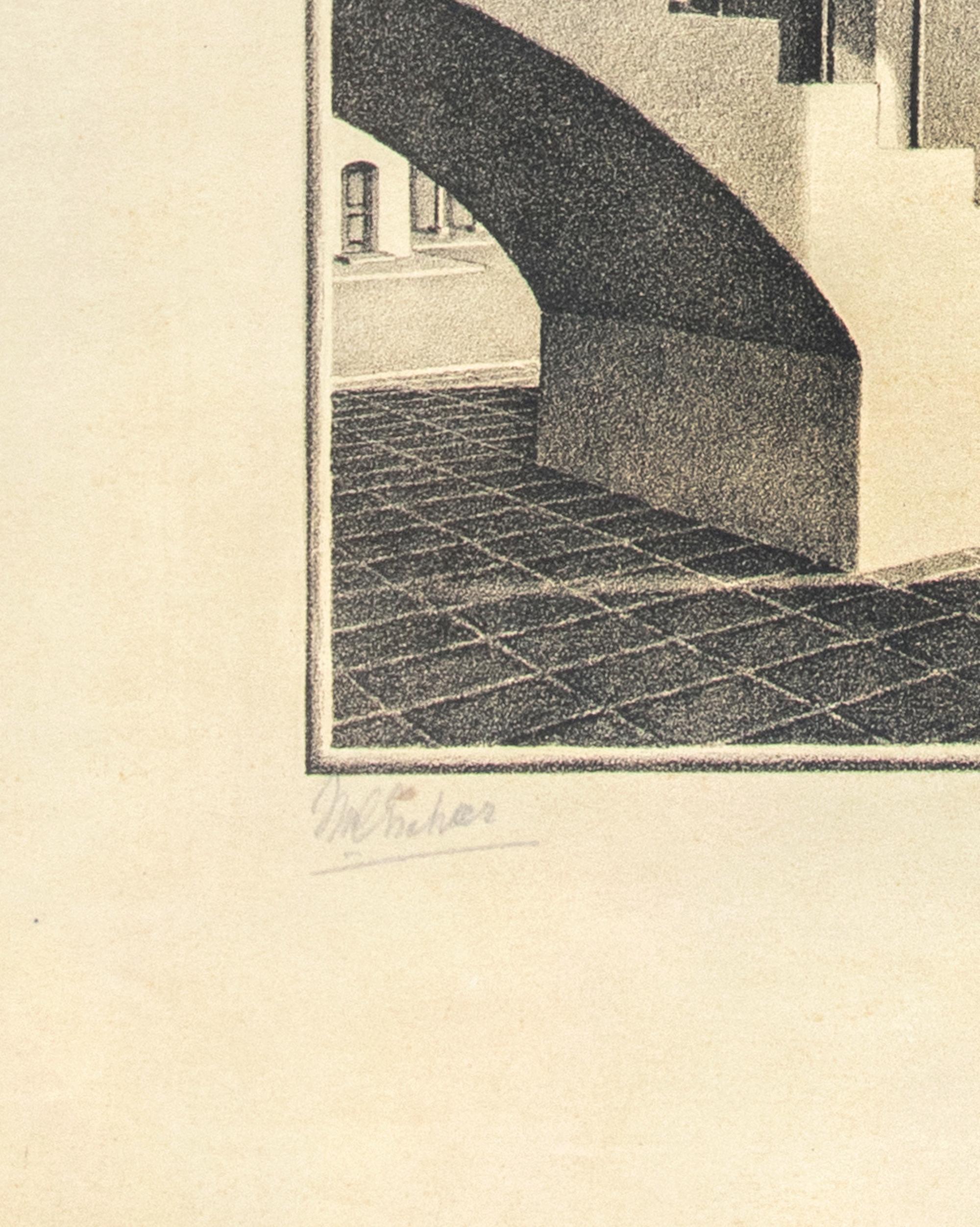 Up and Down - Lithographie de M.C. Escher - 1947 en vente 1