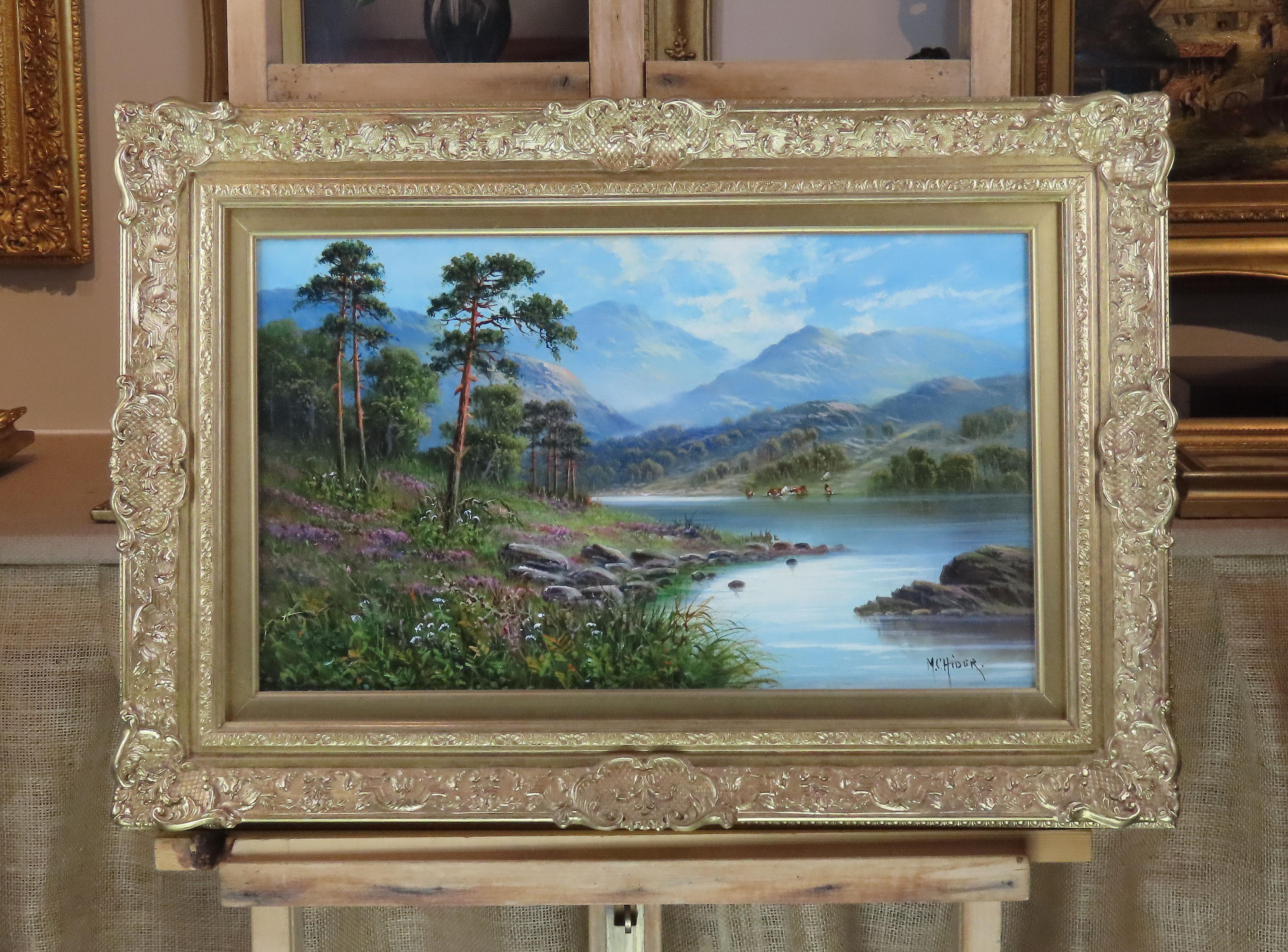 Original Oil on Canvas. M. C. HIDER, 