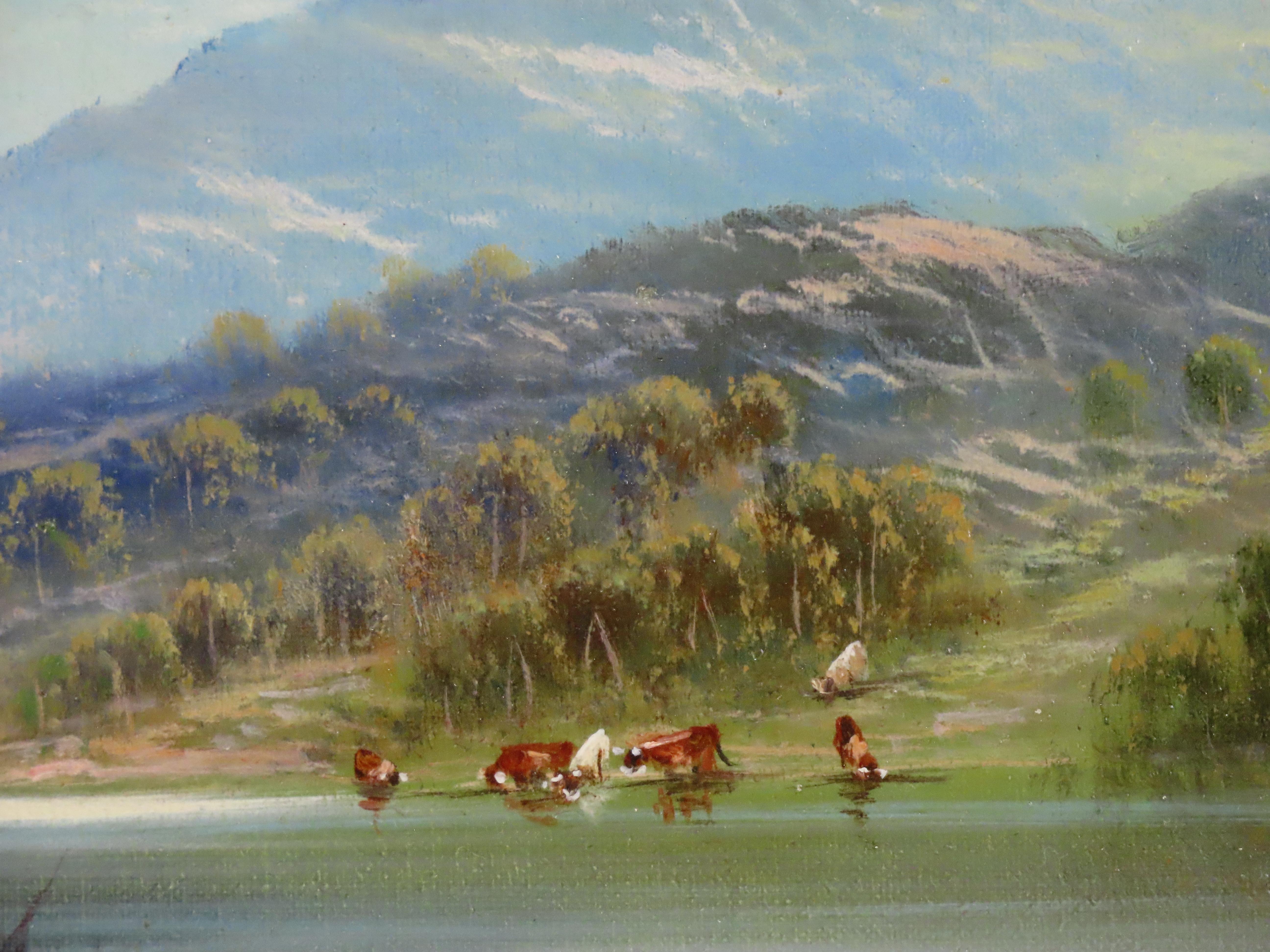Original Oil on Canvas. M. C. HIDER, 