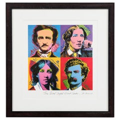 M Chickerella Contemporary American Print, Titled "This Quad Crafted Great Works