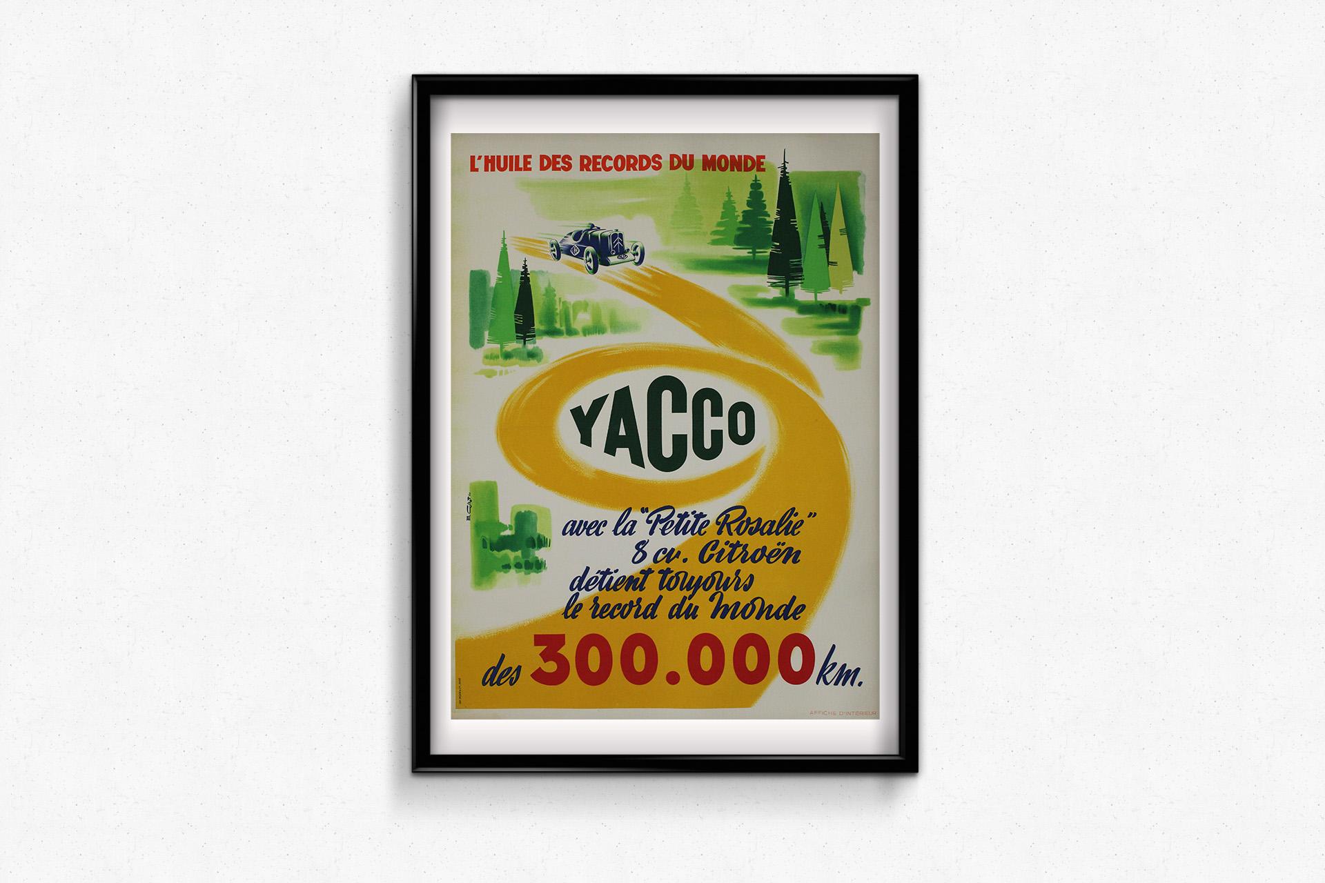 Original-Werbeplakat von 1956 – The Oil of World Records im Angebot 2