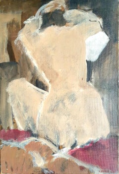 Mid-Century Post Impressionist Female Nude.
