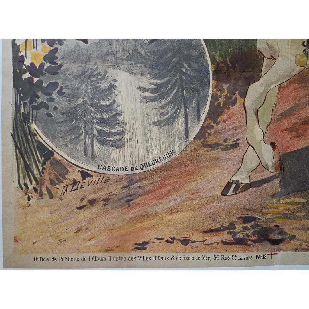 Deville's original poster for Chemins de fer d'Orléans Le Mont-Dore Auvergne For Sale 1