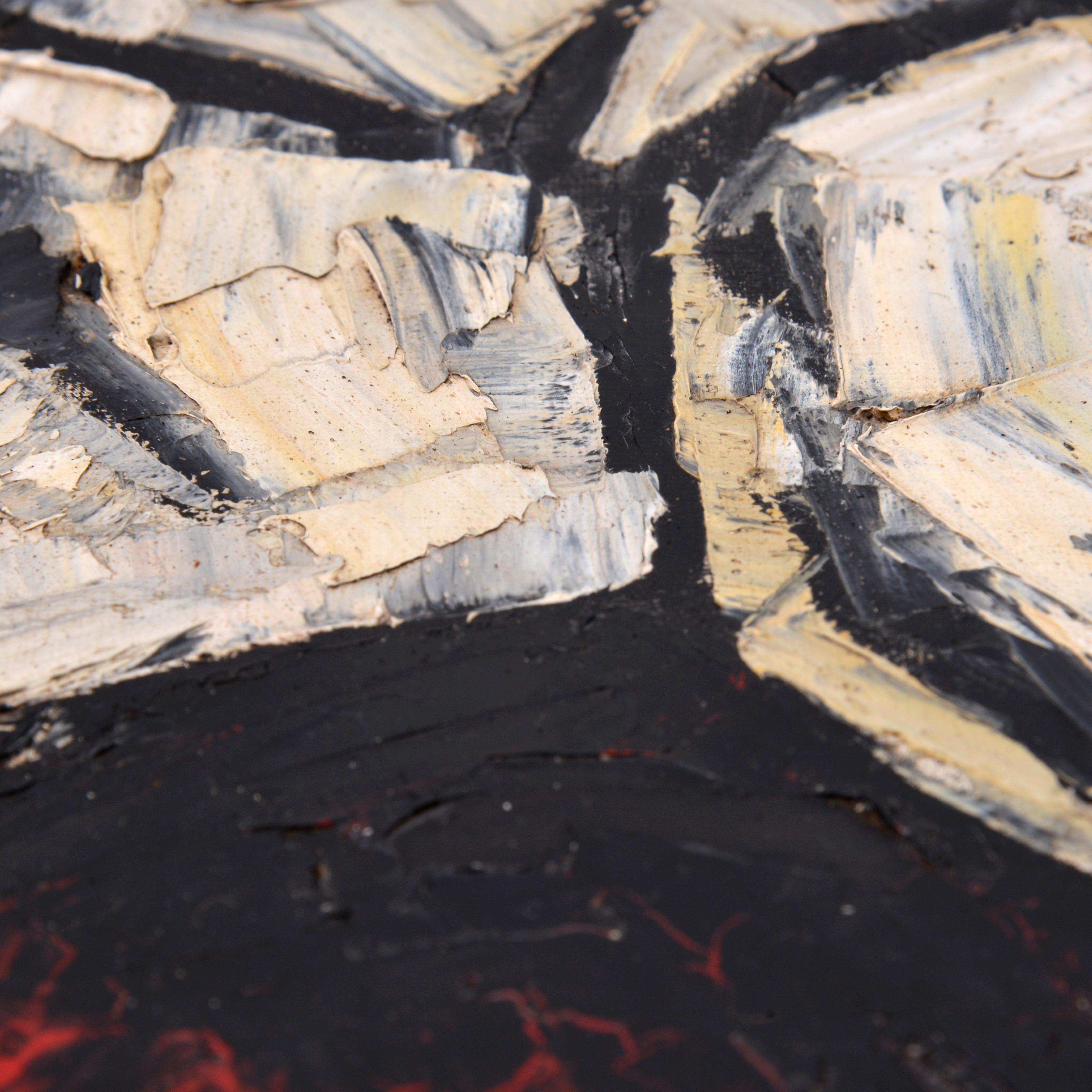 Artista/Diseñador; Fabricante: Maqbool Fida Husain (India, 1915-2011)
Marca(s); notas: firmado; 1983
Materiales: óleo sobre lienzo
Dimensiones (alto, ancho, fondo): imagen 24