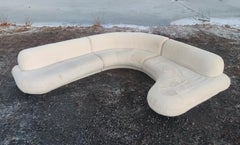 M. Fillmore Harty, Preview Super Sculptural Signed 3 Part Sectional Sofa 1990s