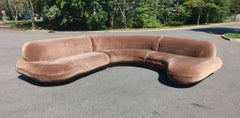 M. Fillmore Harty, Preview Super Sculptural Signed 3 Part Sectional Sofa 1990s