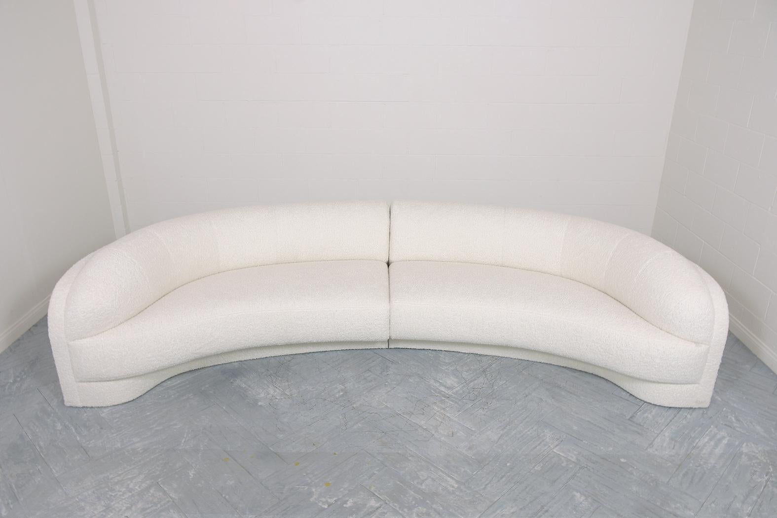 Extraordinary Vintage Post-Modern M. Fillmore Harty Sectional Sofa 4