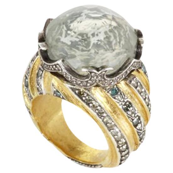 Sevan Bicakci Theodora Reverse Cut Amethyst Yellow Gold Ring For Sale ...