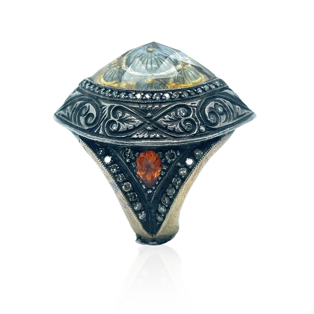 M. Fitaihi präsentiert Sevan Bıçakçı Kreationen von The Blue Mosque Ring (Rundschliff) im Angebot