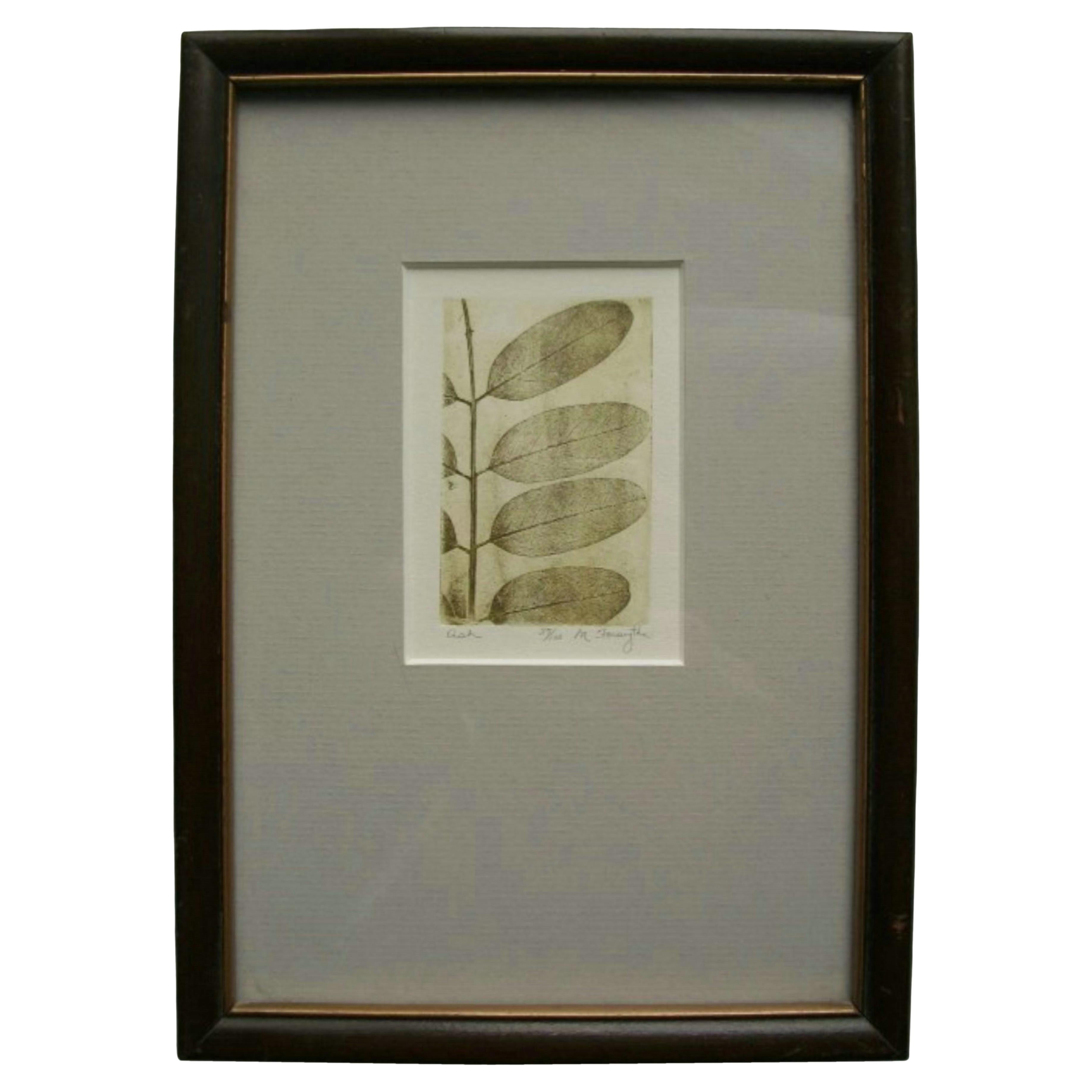 M FORSYTHE -
Ash
- 37/100 - Vintage Fine Art Engraving - Canada - 20th Century