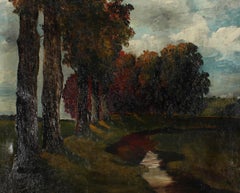 M. Fuggi - Early 20th Century Oil, Autumn Leaf