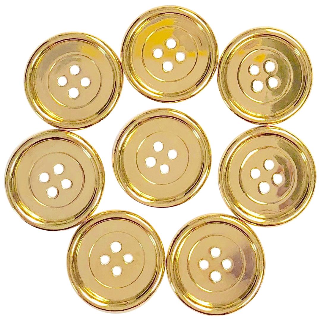 M. Gerard Paris Set of Eight Vintage Gold Buttons