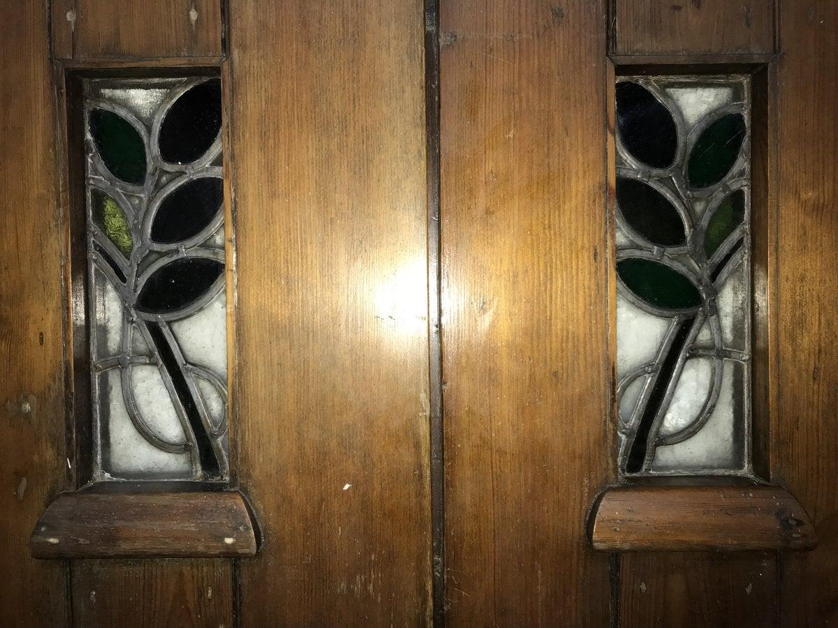 M H Baillie Scott. An Exceptional Set of Arts & Crafts Exterior / Interior Doors For Sale 1