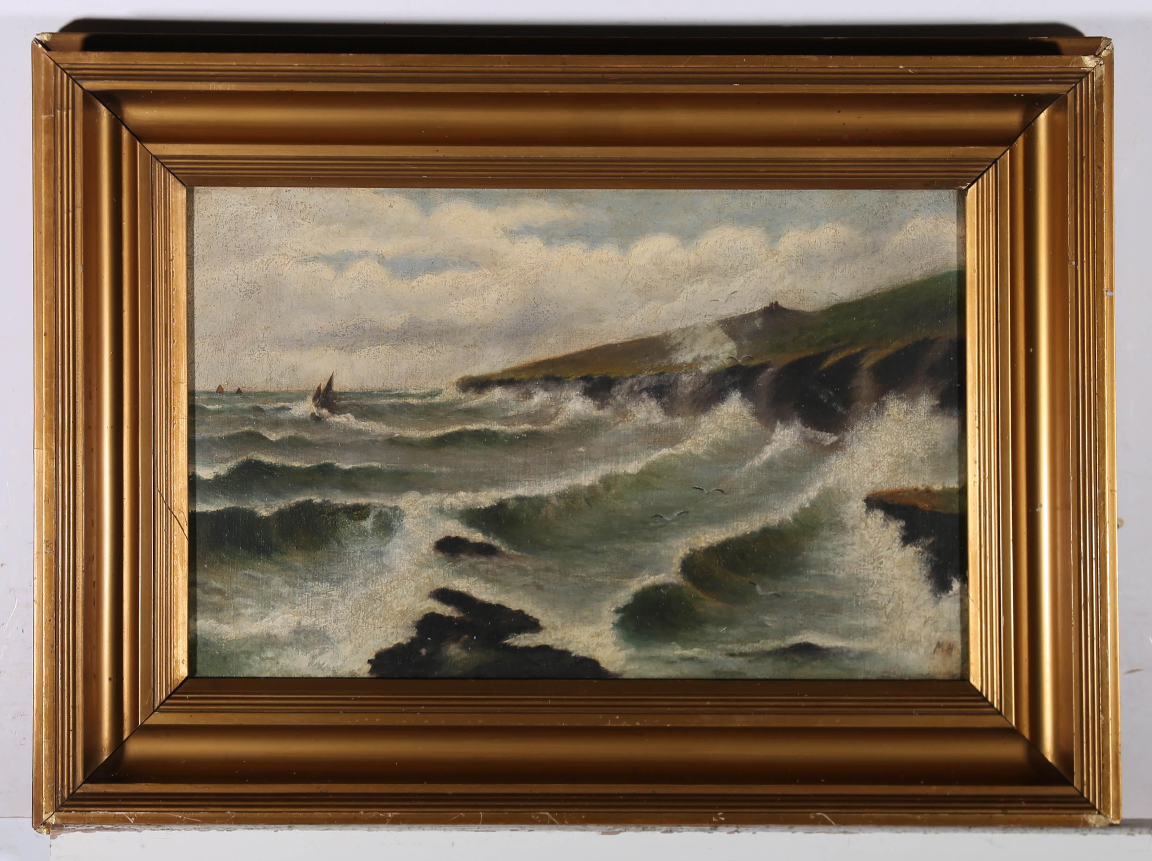 M. H - Turn of the Century Oil, Crashing Waves 2