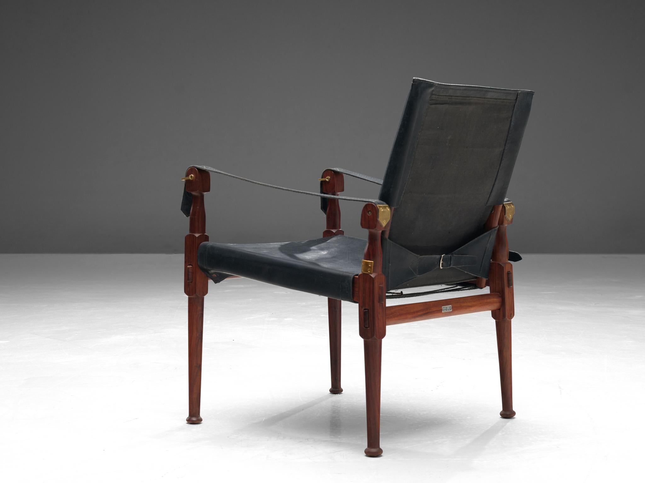 Late 20th Century M. Hayat & Brothers Pakistani Safari Chairs For Sale