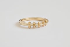 M. Hisae Bead Stacking Gold Band