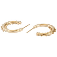 M. Hisae Beaded Hoop Earrings
