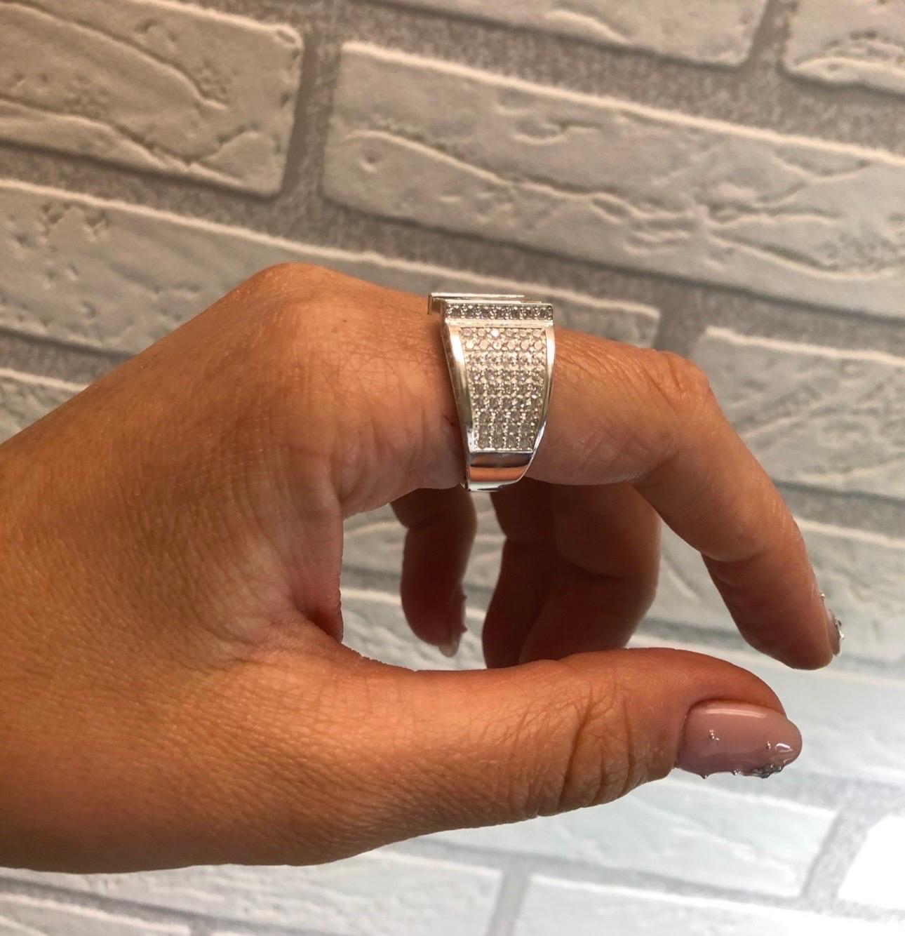 Letter M ring made with diamonds in 14KT gold, size 10 cant be re-sized. Diamonds are Si clarity and G color, made with 1.70 carats of diamonds.

Certificate of authenticity comes with purchase!

ABOUT US
We are a family-owned business. Our studio