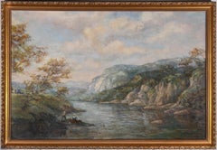 M.J. Rendell (1896-1980) - Olio del XX secolo, Lungo il fiume