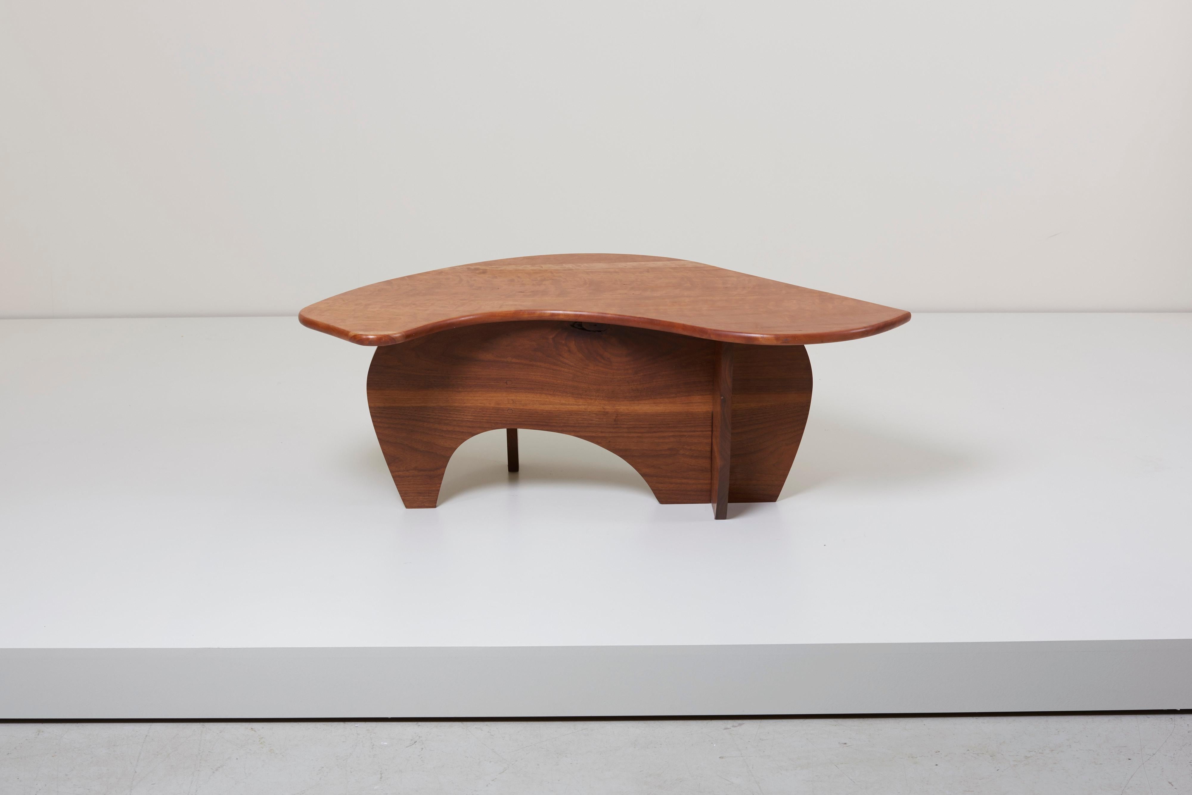 Unique free-form studio coffee table signed by M. Jefferis '93.



     