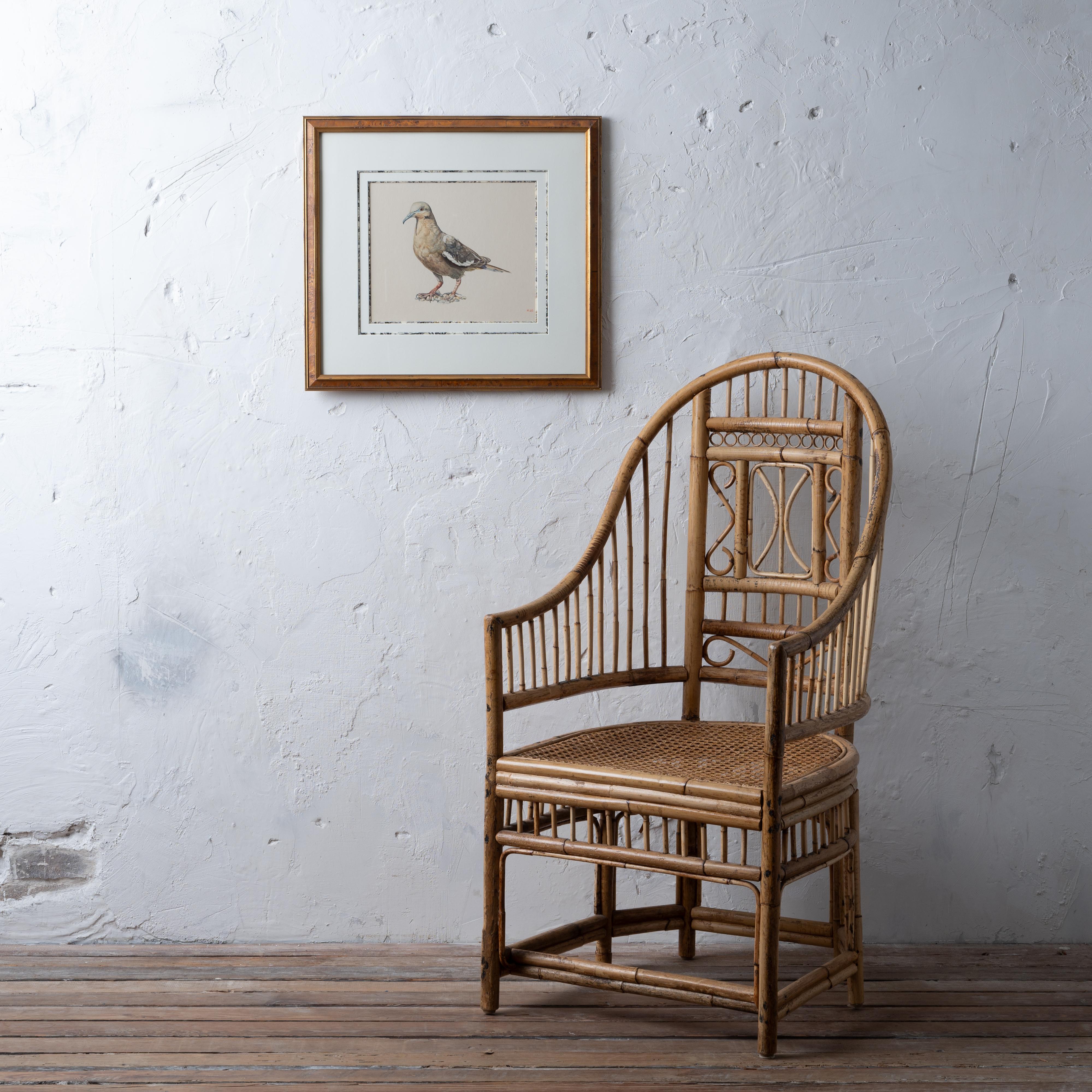 M. Lis – Pigeon-Aquarellgemälde (Sonstiges) im Angebot