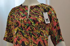 M. Missoni Vestido de seda con estampado abstracto (40 ITL) W/T