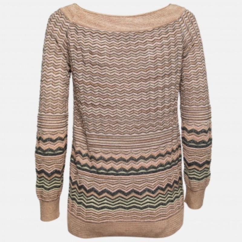 Stil und Luxus sind mit diesem M Missoni-Top garantiert. Aus hochwertigen Stoffen genäht und mit einem edlen Look versehen, wird dieses Oberteil zu Ihrem neuen Lieblingsstück.