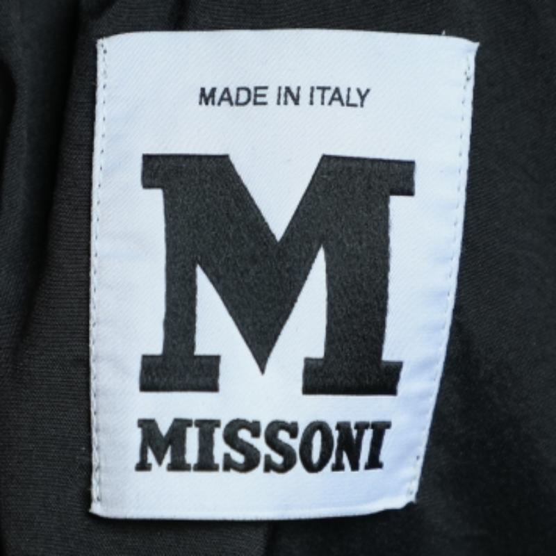 M Missoni Beige Windowpane gemusterte Strickjacke mit Knopfleiste vorne mit Knopfleiste M im Angebot 2