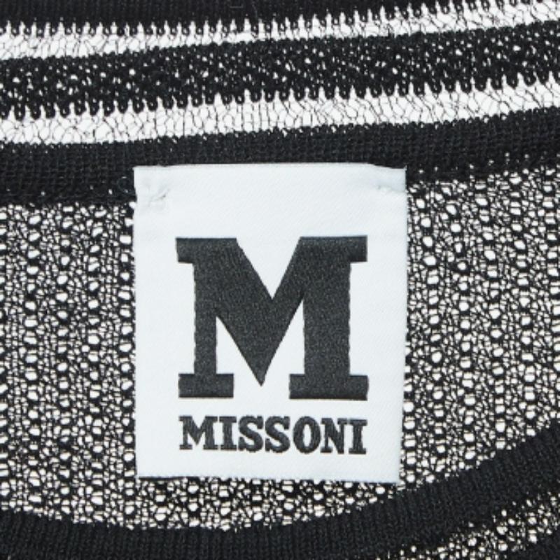 Nero M Missoni Top in pizzo stretch floreale nero S.I.M. in vendita
