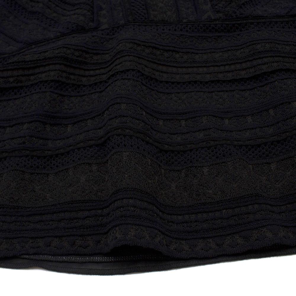 Women's M Missoni Black Sleeveless Sheer Knit Dress - Size US 10