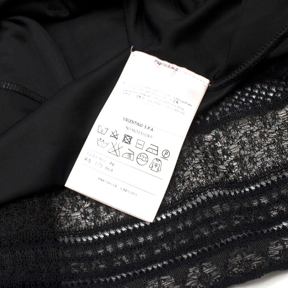 M Missoni Black Sleeveless Sheer Knit Dress - Size US 10 1